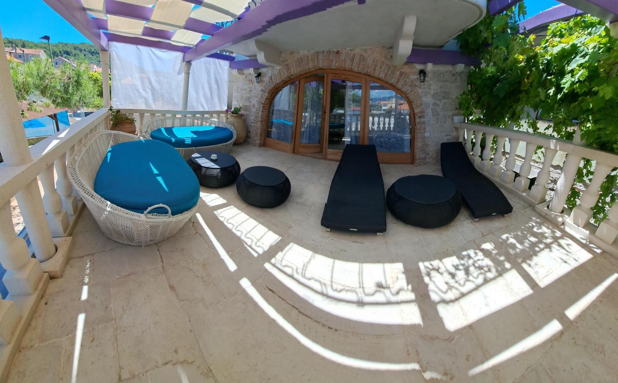 Jardin Kapetanova Kuca Apartman Veli Iž Kültér fotó